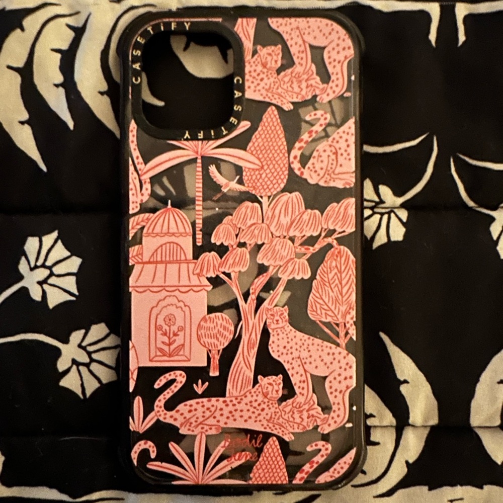Casetify Jungle Safari iPhone 12 Case - Pink
